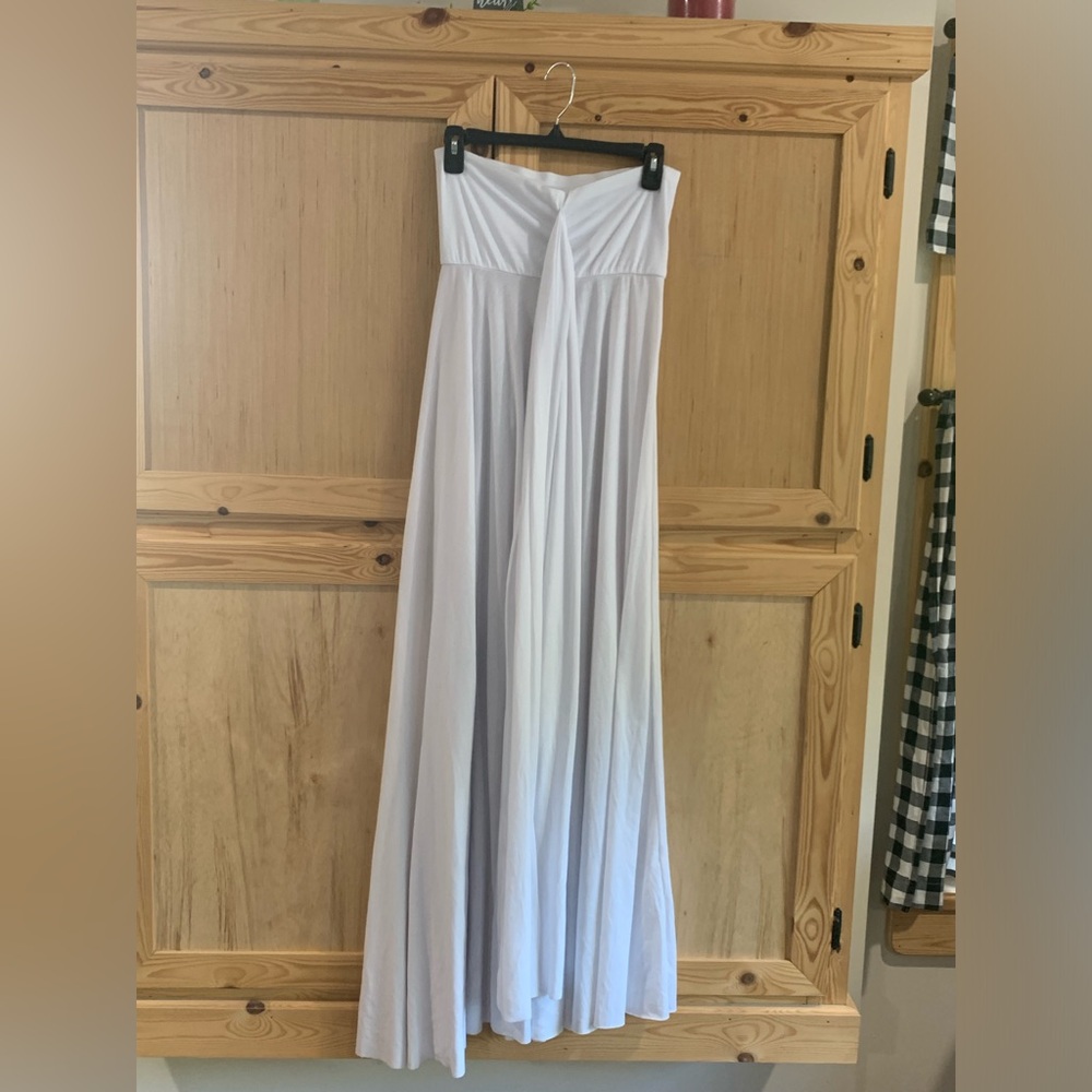 Cruise wear & Company white strapless sun beach dress size L
